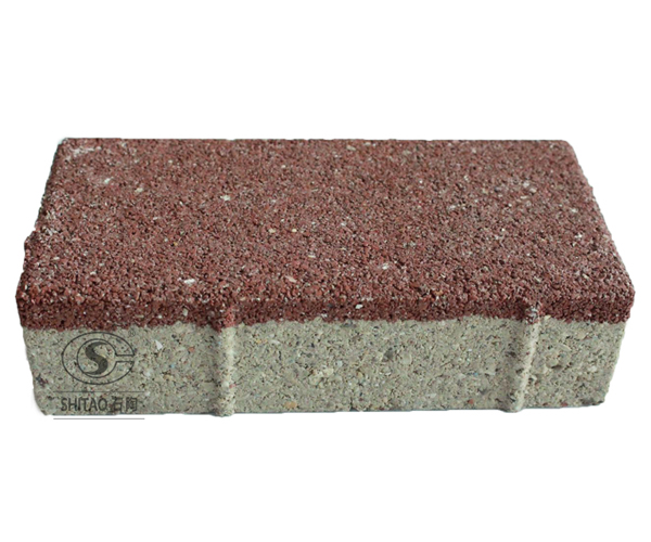 陶瓷透水磚200*100*55（印度紅）