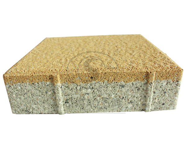 陶瓷透水磚200*200*55 黃色